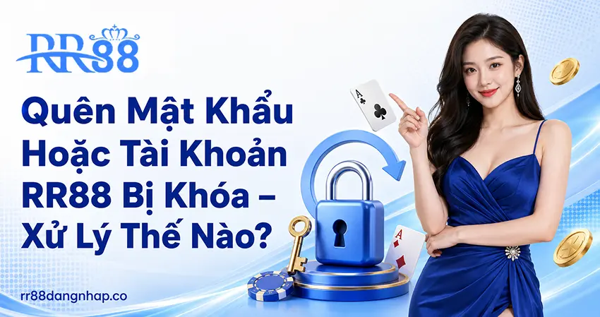 Quên Mật Khẩu Hoặc Tài Khoản RR88 Bị Khóa – Xử Lý Thế Nào?